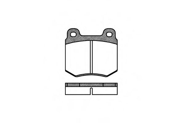 0069.10 REMSA Brake Pad Set, disc brake