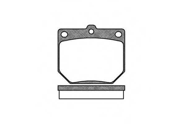 0077.20 REMSA Brake Pad Set, disc brake