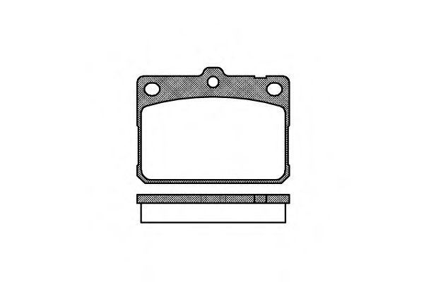 0079.30 REMSA Brake Pad Set, disc brake