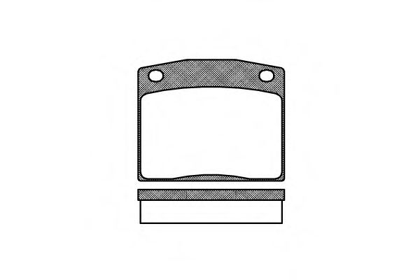 0083.10 REMSA Тормозная система Комплект тормозных колодок, дисковый тормоз