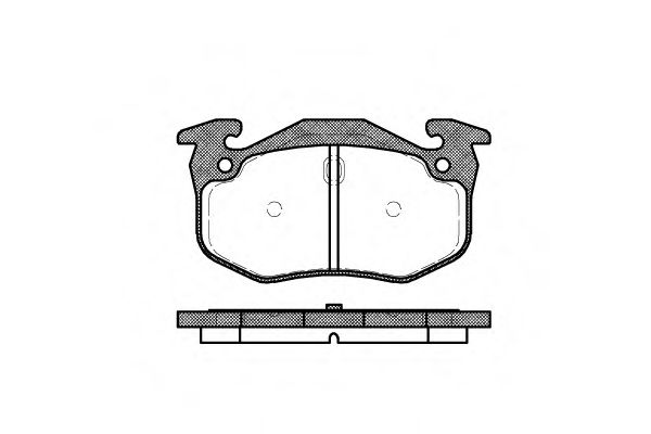 0144.06 REMSA Brake System Brake Pad Set, disc brake