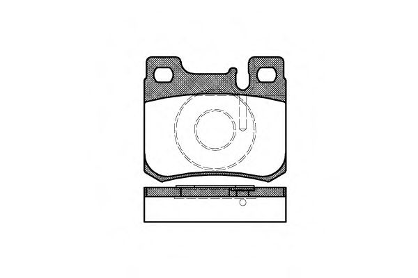 0157.20 REMSA Brake Pad Set, disc brake