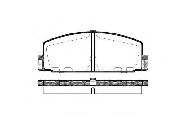 0179.30 remsa Brake System Brake Pad Set, disc brake