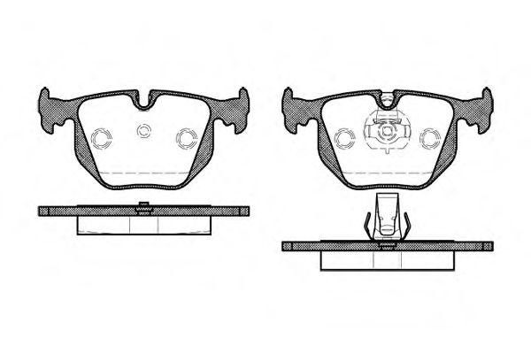0381.30 REMSA Brake System Brake Pad Set, disc brake