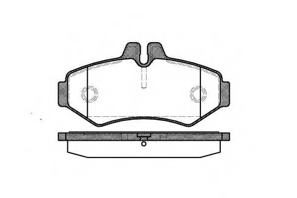 0733.00 REMSA Brake System Brake Pad Set, disc brake