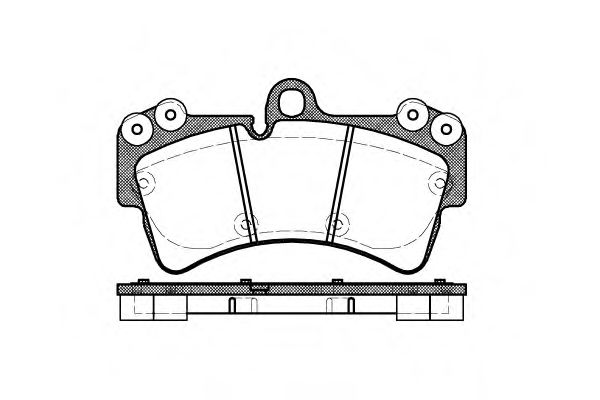 0995.00 REMSA Brake System Brake Pad Set, disc brake