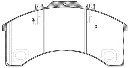 JCA 498.00 remsa Brake System Brake Pad Set, disc brake