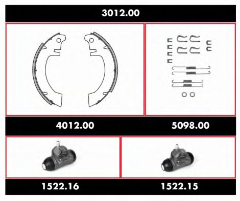 3012.00 REMSA Wheel Bearing Kit