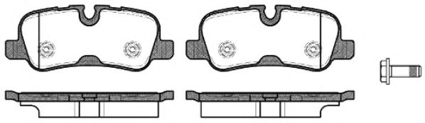 1159.10 REMSA Brake System Brake Pad Set, disc brake