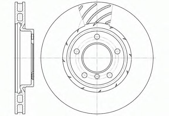 6508.11 REMSA Тормозная система Тормозной диск