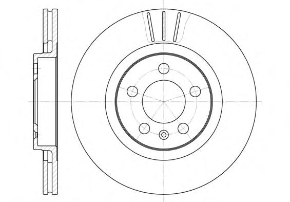 6546.10 remsa Brake System Brake Disc