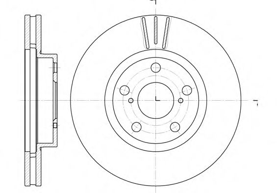 6577.10 REMSA Тормозная система Тормозной диск