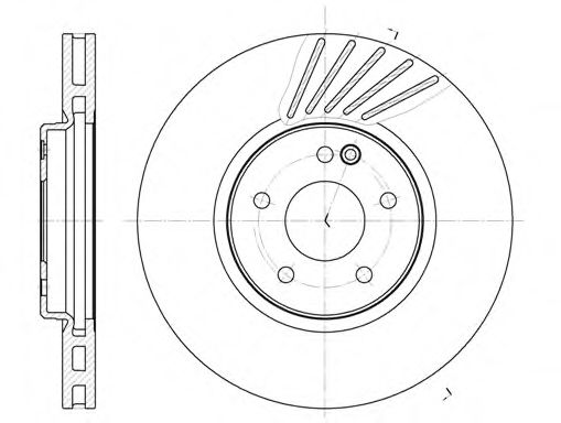 61127.10 REMSA Тормозная система Тормозной диск
