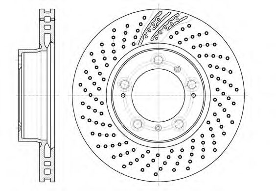 61133.10 REMSA Brake System Brake Disc