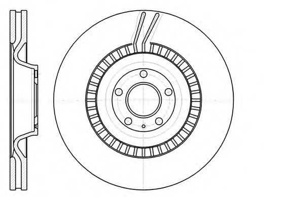 61238.10 REMSA Brake System Brake Disc