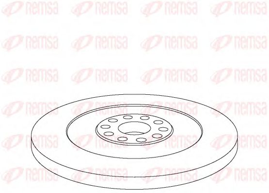 NCA1032.10 REMSA Brake Disc