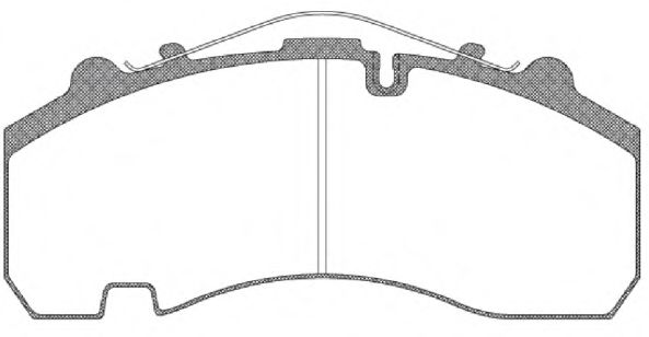 JCA 1076.00 REMSA Brake System Brake Pad Set, disc brake
