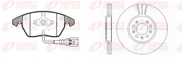81030.03 REMSA Steering Rod Assembly