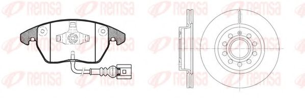 81030.04 REMSA Steering Rod Assembly