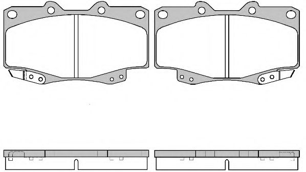0315.22 REMSA Brake System Brake Pad Set, disc brake
