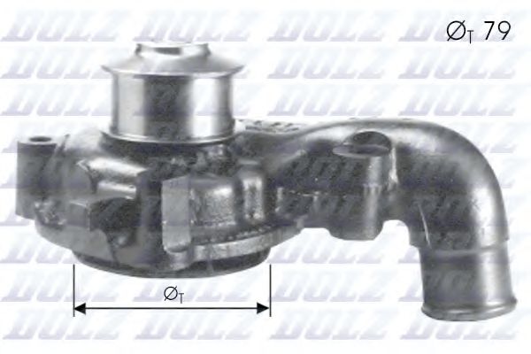 F155 DOLZ Cooling System Water Pump