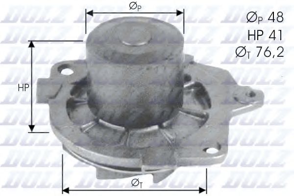 S314 DOLZ Cooling System Water Pump