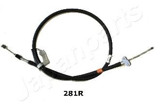 BC-281R JAPANPARTS Cable, parking brake