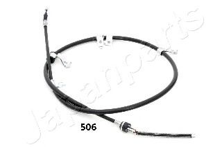 BC-506 JAPANPARTS Cable, parking brake