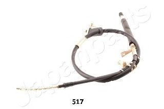 BC-517 JAPANPARTS Cable, parking brake