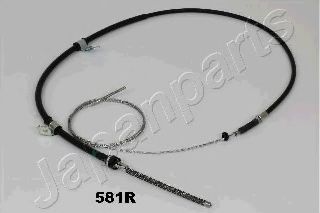 BC-581R JAPANPARTS Cable, parking brake