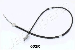 BC-632R JAPANPARTS Cable, parking brake