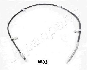 BC-W03 JAPANPARTS Cable, parking brake