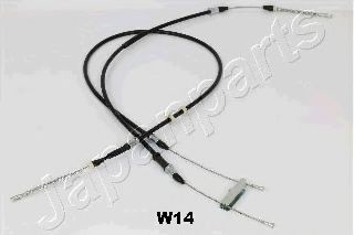 BC-W14 JAPANPARTS Cable, parking brake