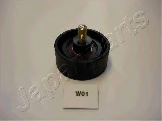 BE-W01 JAPANPARTS Deflection/Guide Pulley, timing belt