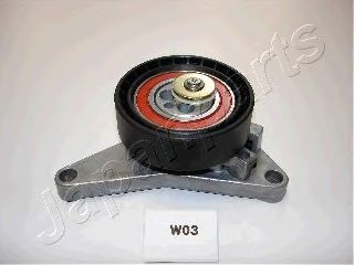 BE-W03 JAPANPARTS Tensioner Pulley, timing belt