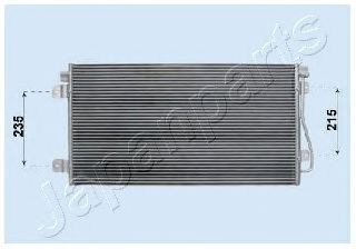 CND093045 JAPANPARTS Air Conditioning Condenser, air conditioning