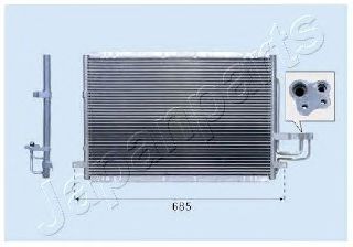 CND333027 JAPANPARTS Condenser, air conditioning