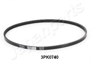 DV-3PK0740 JAPANPARTS Belt Drive V-Ribbed Belts