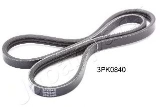 DV-3PK0840 JAPANPARTS Belt Drive V-Ribbed Belts