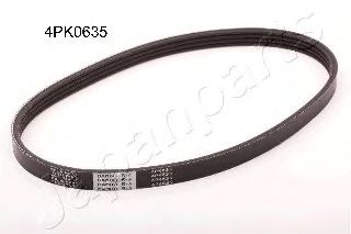 DV-4PK0635 JAPANPARTS V-Ribbed Belts