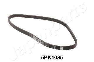 DV-5PK1035 JAPANPARTS Belt Drive V-Ribbed Belts