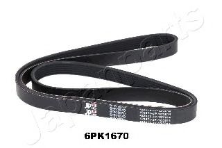 DV-6PK1670 JAPANPARTS V-Ribbed Belts