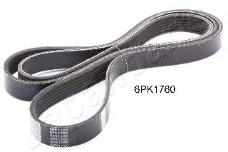 DV-6PK1760 JAPANPARTS Belt Drive V-Ribbed Belts