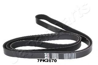 DV-7PK2670 JAPANPARTS Belt Drive V-Ribbed Belts