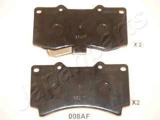 PA-008AF JAPANPARTS Brake Pad Set, disc brake