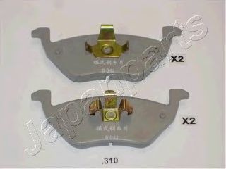 PP-310AF JAPANPARTS Brake Pad Set, disc brake