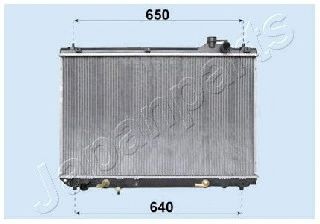 RDA153084 JAPANPARTS Radiator, engine cooling