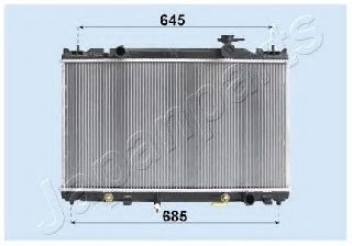 RDA153118 JAPANPARTS Cooling System Radiator, engine cooling
