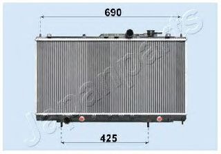RDA183018 JAPANPARTS Cooling System Radiator, engine cooling