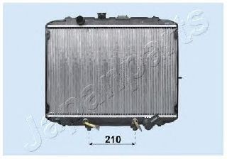 RDA283058 JAPANPARTS Cooling System Radiator, engine cooling